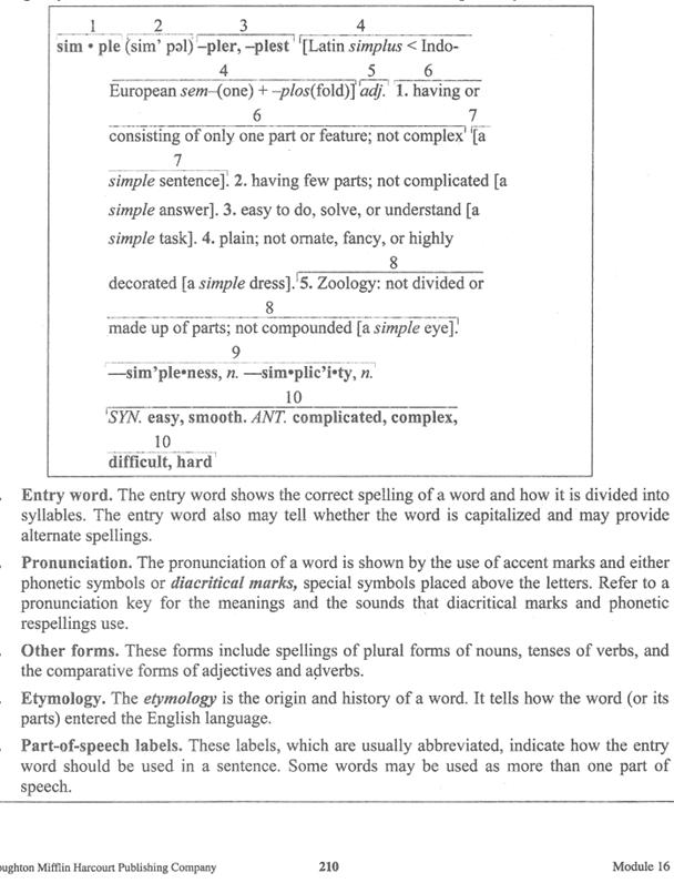 Dictionary Example page 1