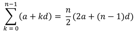 The Sighted version of the Algebraic Expression Brailled below.